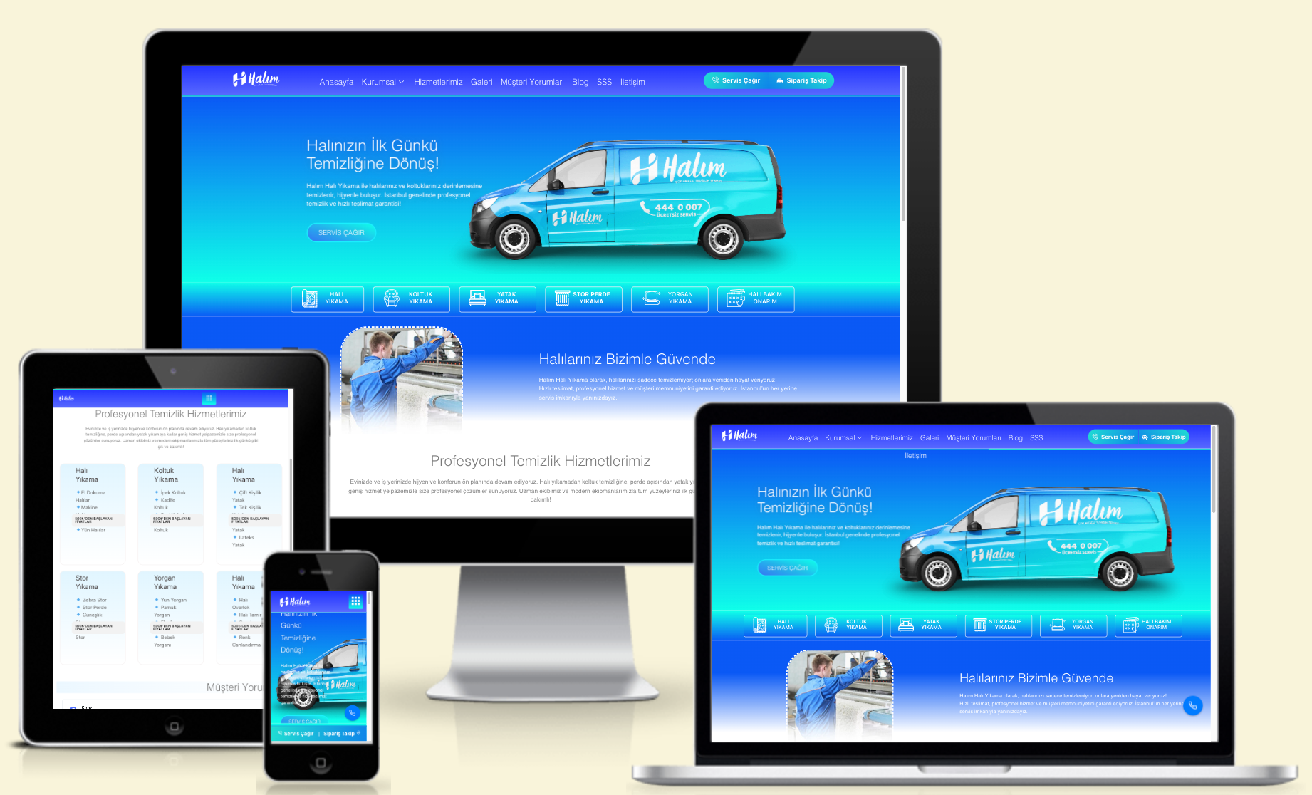 Wordpress Halı Yıkama Teması